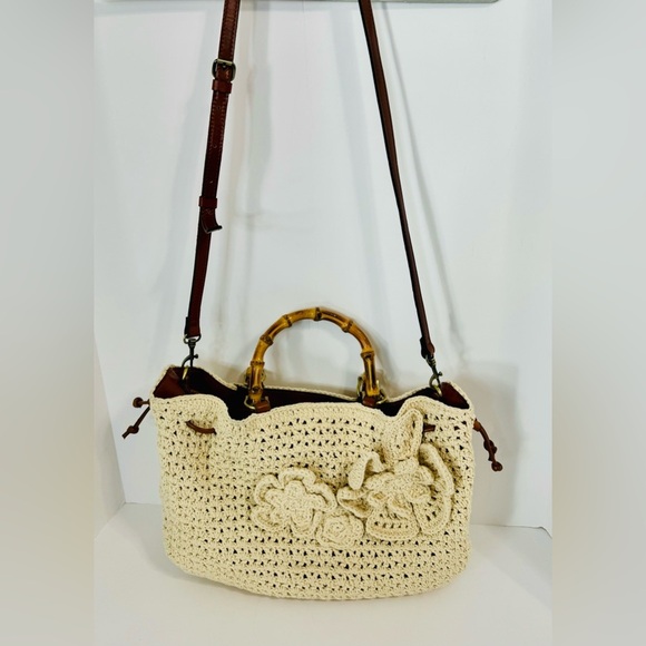 Patricia Nash Cantinella Crochet Women's Cream Bag - Picture 3 of 5